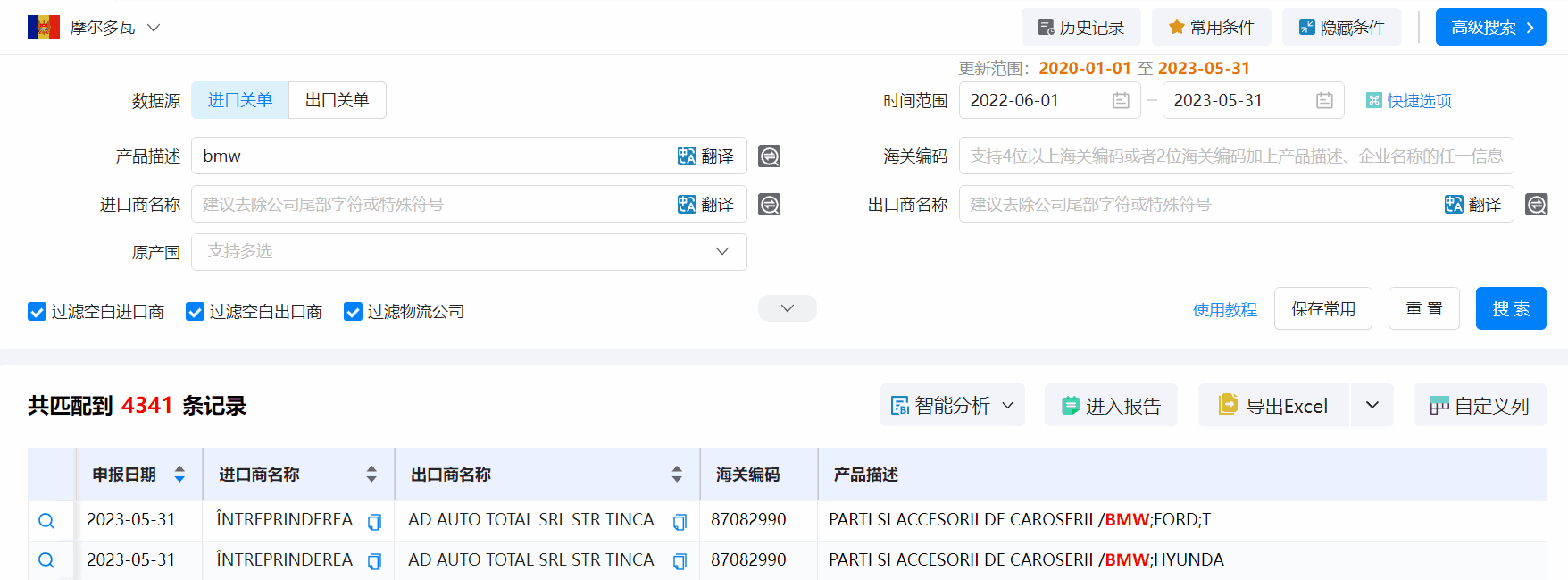 海关数据,摩尔多瓦海关数据,royal皇家88(集团) 海关数据