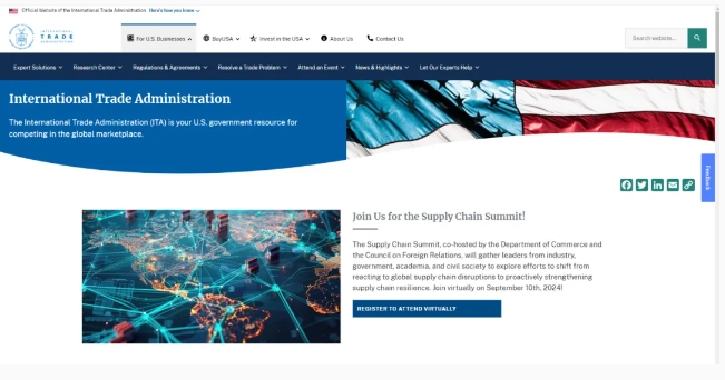 美国国际贸易管理局 美国国际贸易管理局